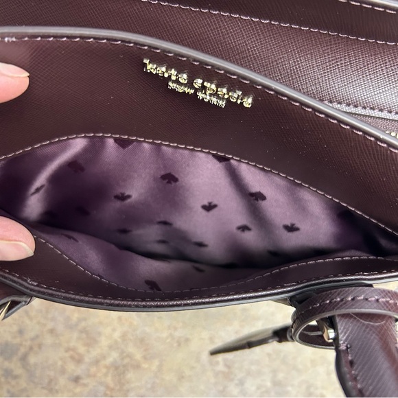 NWT Kate Spade Cameron Chocolate Cherry purse - Picture 8 of 9